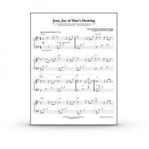 Jesu, Joy of Man's Desiring Sheet Music PDF