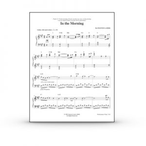 In the Morning Sheet Music PDF