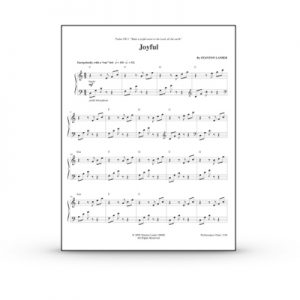 Joyful Sheet Music PDF