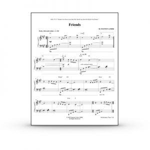 Friends Sheet Music PDF
