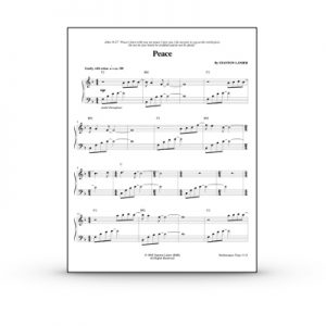 Peace Sheet Music PDF
