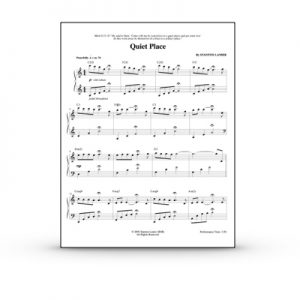Quiet Place Sheet Music PDF