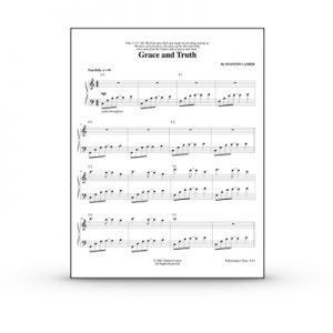 Grace and Truth Sheet Music PDF
