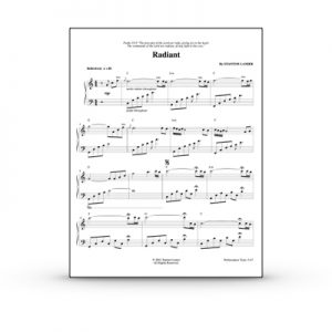 Radiant Sheet Music PDF