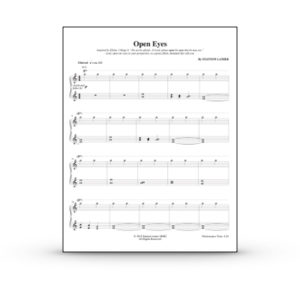 Open Eyes Sheet Music PDF